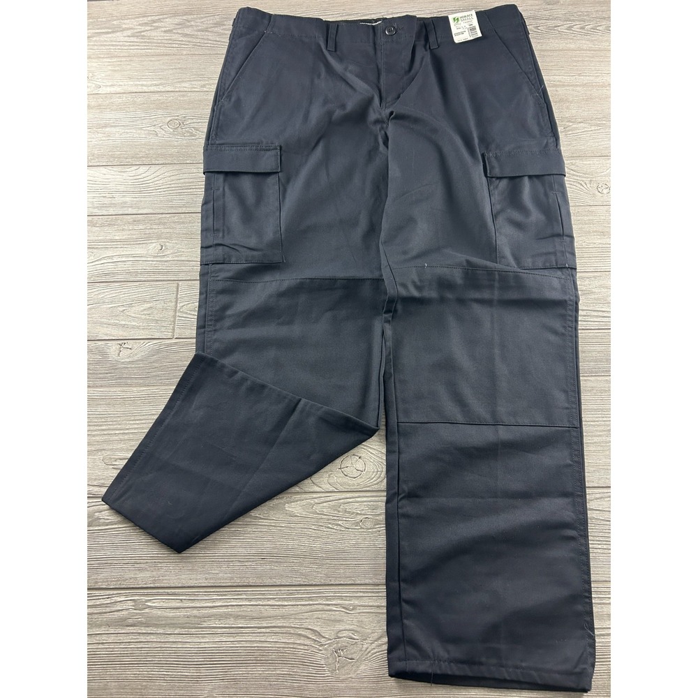 Horace Small Cargo Utility Pants Navy Blue Tactical 33x33 TA2002 Workwear NWT